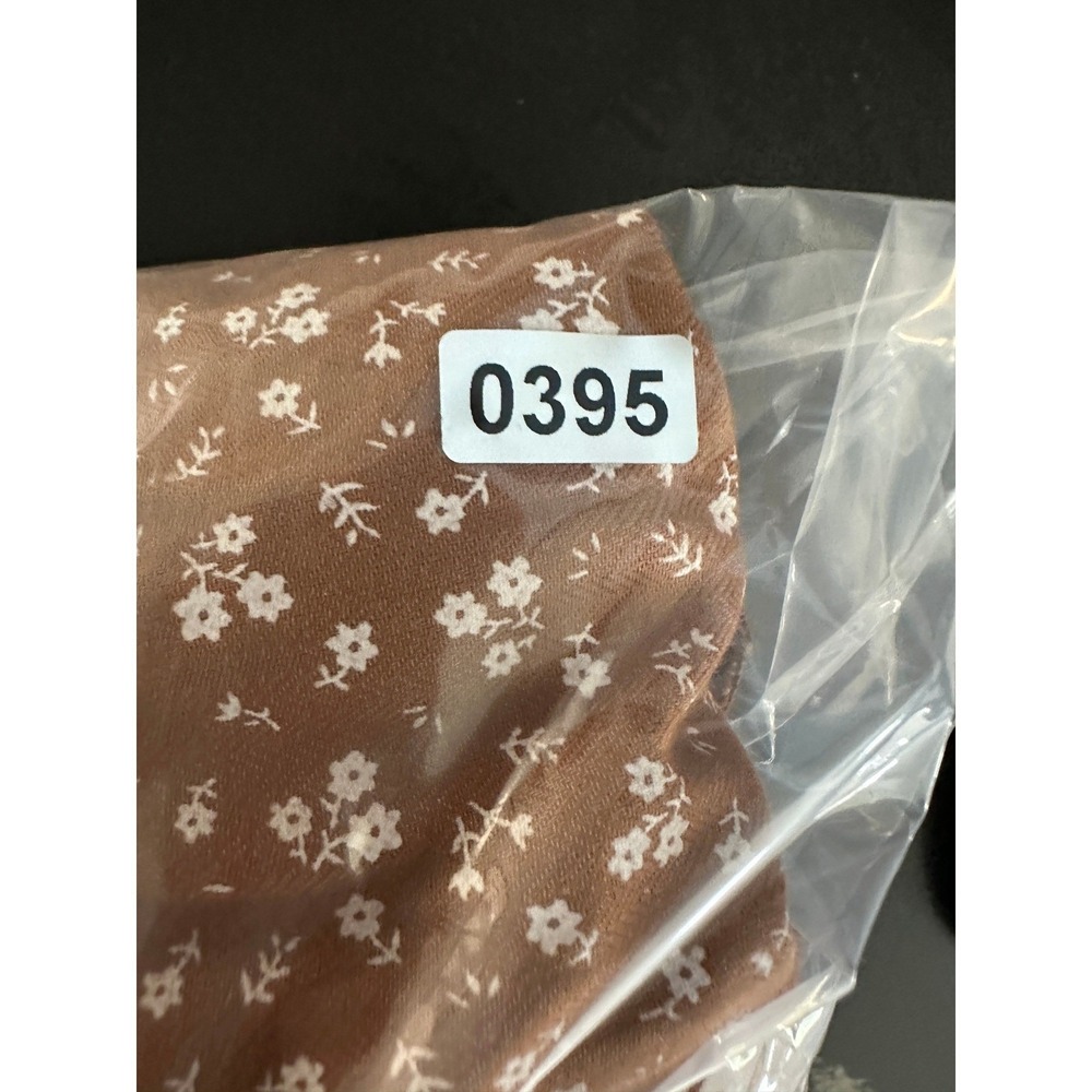 Ivy City Co Madeline Dress Small Brown Floral Smocked Tiered Midi Cotton Cottage - Picture 9 of 9
